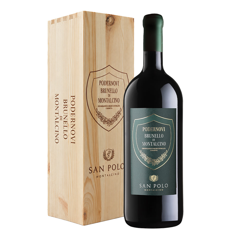 BRUNELLO DI MONTALCINO PORDENOVI MAGNUM SAN POLO CASSETTA LEGNO