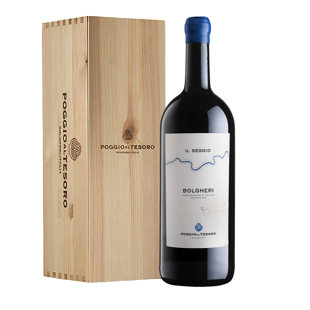 IL SEGGIO MAGNUM POGGIO AL TESORO CASSETTA LEGNO