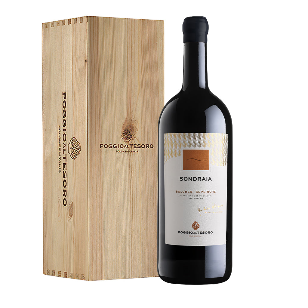 SONDRAIA MAGNUM POGGIO AL TESORO CASSETTA LEGNO